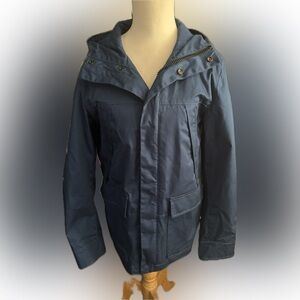 Express Men's Navy Raincoat